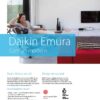 APARAT AER CONDITIONAT DAIKIN EMURA, 14000BTU FTXJ42AB+RXJ42B PUTERE RACIRE=4.2kW, PUTERE INCALZIRE=5.4kW  BLUEVOLUTION CULOARE NEGRU, CLASA DE EFICIENTA ENERGETICA A+++ (ADAPTOR WI-FI INCLUS)