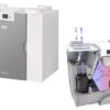 CENTRALA DE VENTILATIE 325M3/H 4/0 R CU RECUPERARE DE CALDURA FLAIR 325 - CERTIFICAT DE INSTITUTUL DE CASE PASIVE DARMSTADT, GERMANIA