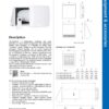 CENTRALA DE VENTILATIE 25M3/H CU RECUPERARE DE CALDURA ALNOR HRU-WALL-RC, BIDIRECTIONALA, DIAMETRU: 100 ; SCHIMBATOR DE CALDURA CERAMICA + GRILA EXTERIOR ALBA, GROSIME PERETE 270÷510; 5 TREPTE DE VITE