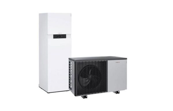 POMPA DE CALDURA AER-APA VIESSMANN VITOCAL 222-S, 4.0kW, INCALZIRE / BOILER / ACM, BOILER INCORPORAT 220L, 230V, CU POMPA DE CIRCULATIE INCORPORAT, AUTOMATIZARE VITOTRONIC 200, SUPORT DE PRETE, VENTIL
