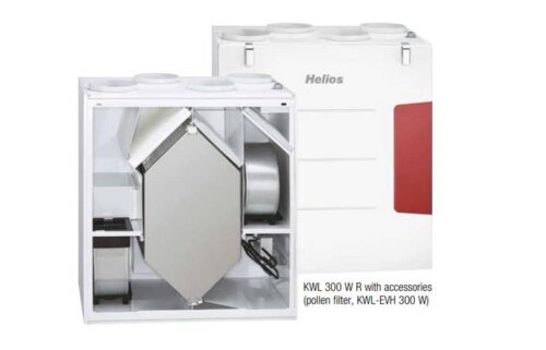 CENTRALA DE VENTILATIE 300M3/H CU RECUPERARE DE CALDURA KWL 300 W ET R (RECUPERATOR DE CALDURA ENTALPIC)