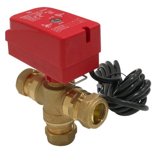 Accesoriu Mitsubishi Heavy Hydrolution VCC05M - Vană cu 3 căi pentru schimbarea functiilor de racire si de incalzire, Ø22mm
