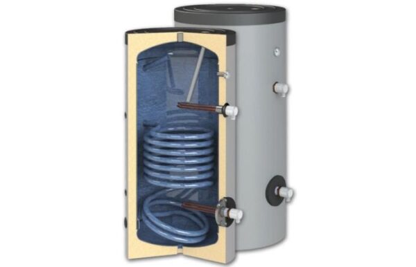 BOILER ACM 200L DOX, 1 SERPENTINA, 73KG., DIAMETRU 560 MM, INALTIME 1340/1460 MM, BAR 10