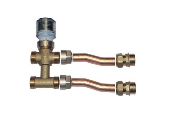 KIT VENTILE (VALVE) CU 3 CAI PENTRU VENTILOCONVECTORI - 2 TEVI 3V2CG