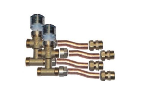 KIT VENTILE (VALVE) CU 3 CAI PENTRU VENTILOCONVECTORI - 4 TEVI 3V4CG