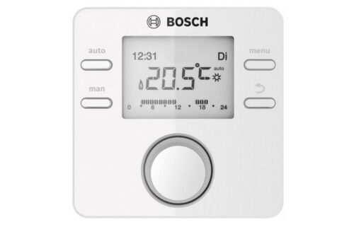 CR100 - TERMOSTAT DE CAMERA PROGRAMABIL BOSCH, CLASA EFICIENTA ENERGETICA VI, APORT ENERGETIC 4.0%