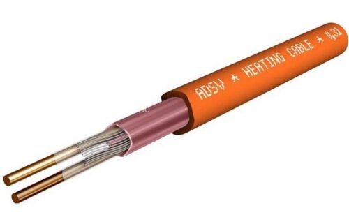 CABLU INCALZITOR BIFILAR, ADSV, 420W, 18W/ML, 24M, 230V