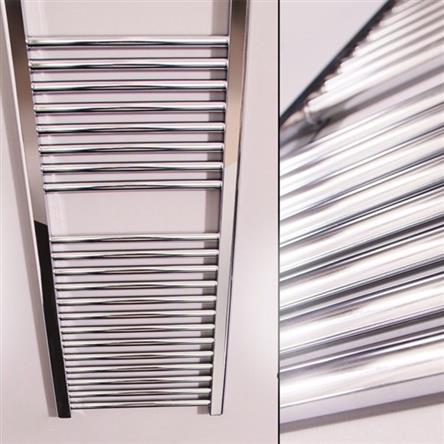 RADIATOR PORT-PROSOP SCALA DREPT N 1500X600, CROMAT, NR. TUBURI=34, PUTERE LA ΔT 60=742W, PRESIUNE MAXIMA BAR=7, TEMPERATURA MAXIMA 90°C