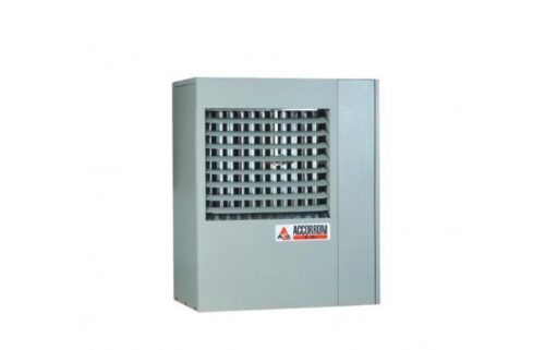 AEROTERMA GAZ CU REFULARE DIRECTA ACCORRONI, MODEL: MEC25, PUTERE NOMINALA 22.9kW, DEBIT AER 2100 M3/H, ALIMENTARE 230V/50Hz, IP54, VENTILATOR ELICOIDAL, RANDAMENT 90%, CONTINE PANU DE COMANDA DE LA DISTANTA