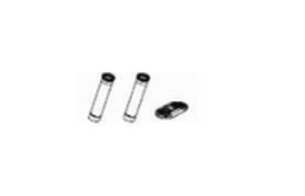 KIT TEVI SEPARATE EVACUARE + ADMISIE AER PRIN PERETE, LUNGIME=1M, DE PERETE, CU TERMINAL EXTERIOR DUBLU
