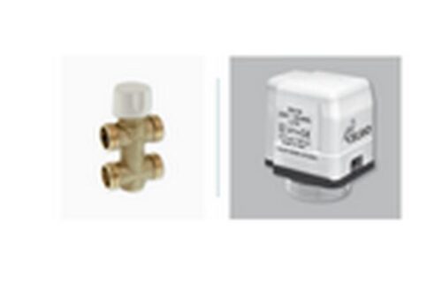 KIT VANA CU 3 CAI + BY-PASS SI SERVOMOTOR ON/OFF